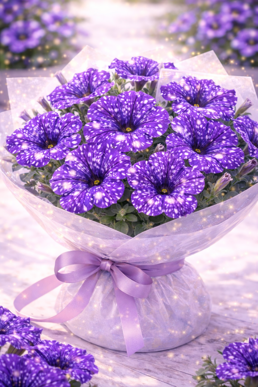 Constellation Dot arrangement in warm earth tones